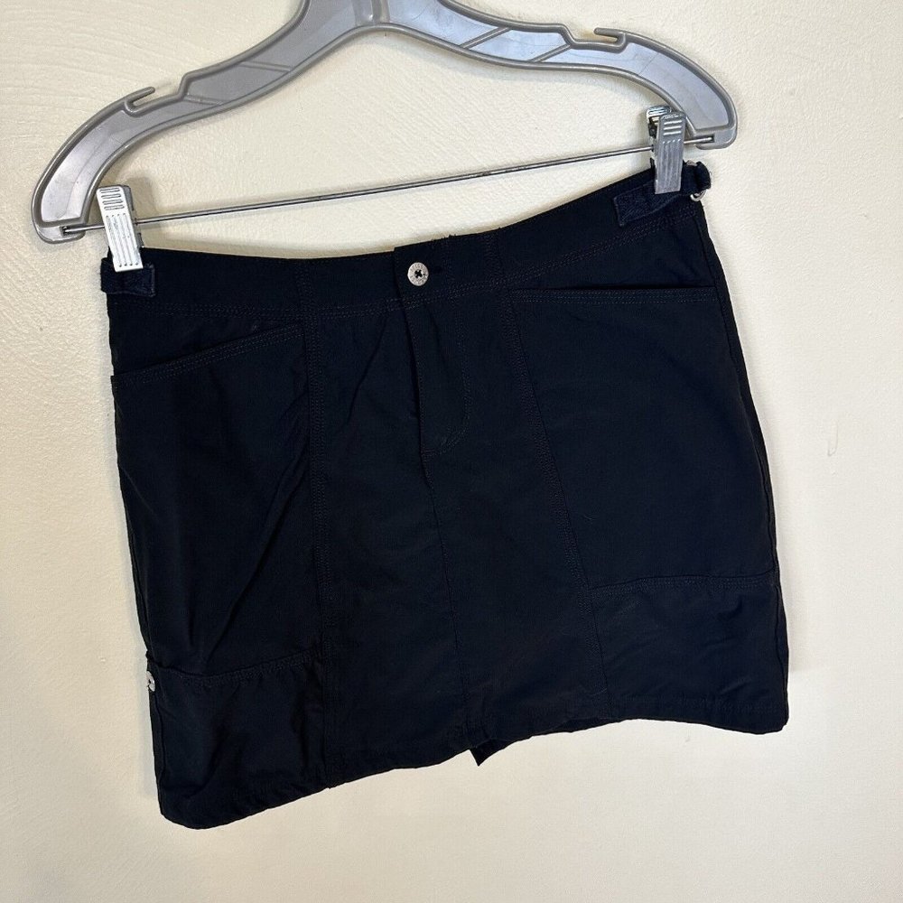 Fresh Produce Womens Black Cotton Skort XS Outdoor Hiking Pockets Casual